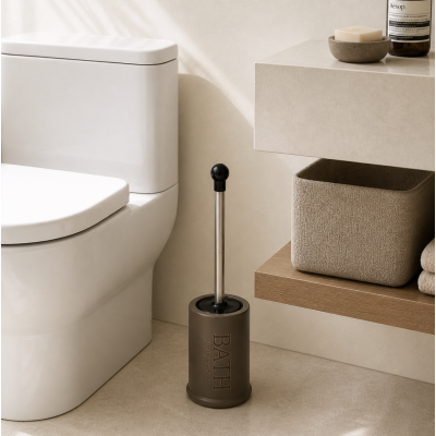  Cepillo para baño ceramica gris 2105
