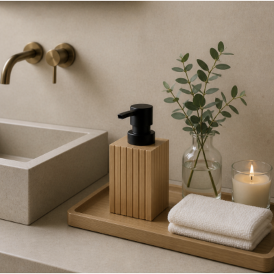 Dispenser de jabon wood 1063
