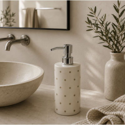 Dispenser pvc lunares beige 6762