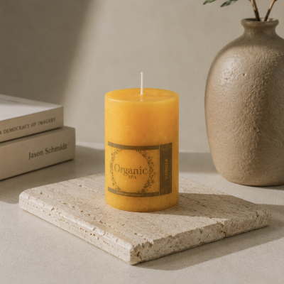 Vela organic spa 6.5*10 Vainilla 1302