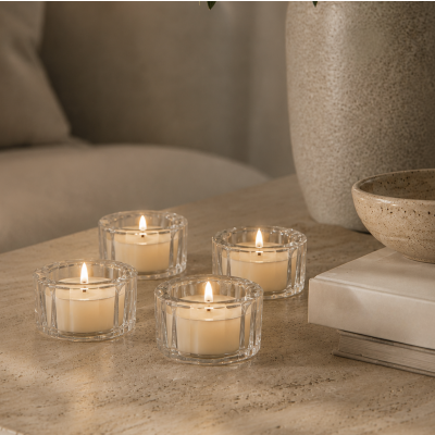  Candelabro porta vela rayas 5*3.5 4552