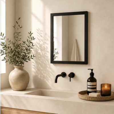 Espejo rectangular 30*40 3118-34 negro