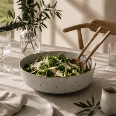 Ensaladera c/borde natural 25cm 1522/1646 PROMO 