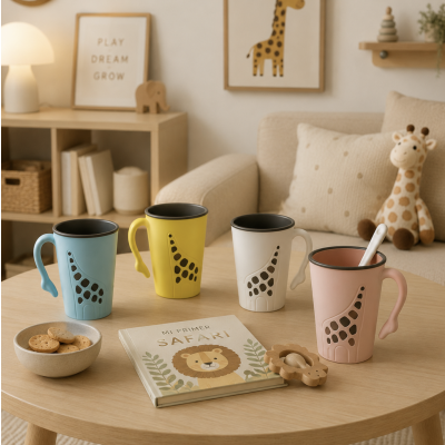 Tazas jirafa pvc 430 0777