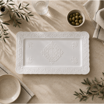 Bandeja ceramica profunda L 1469