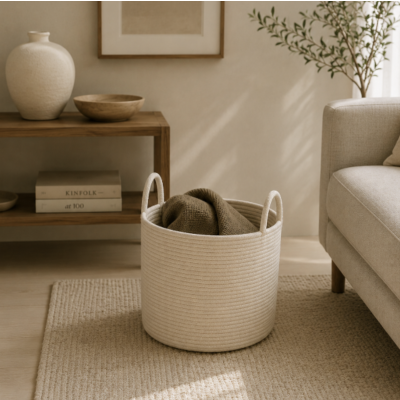 cesto con manija 24*28  nordica