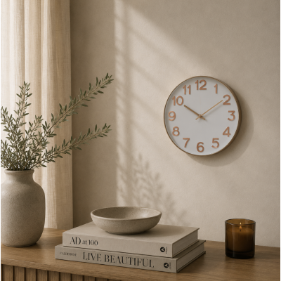 Reloj de pared 30 cm rose 35001