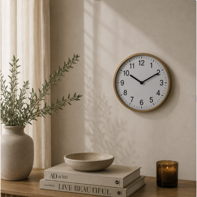 Reloj de pared 30 cm wood 30207