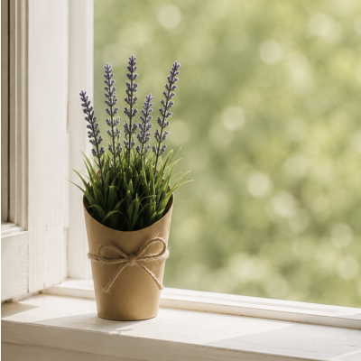 Planta artificial lavanda purpura