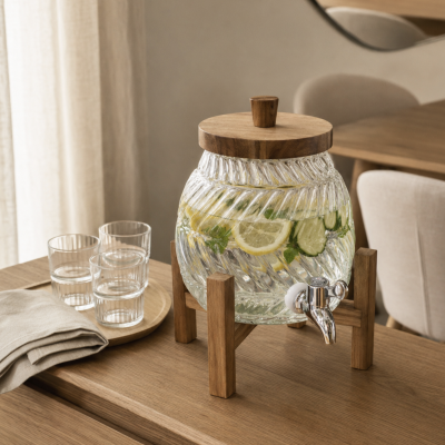 Dispenser de bebidas base wood 4lts 7311