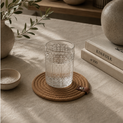 Posa vaso caramelo nordica wata