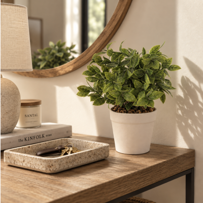 Planta maceta artificial 9*9*21 7074