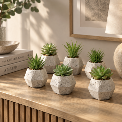 Suculenta artificial maceta 4150