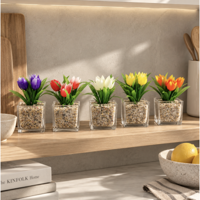 Suculenta artificial flores  8.5 5081
