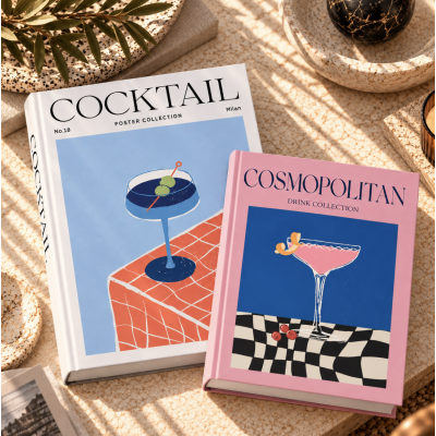 Caja libro set x2 cc203 Cocktail / Cosmo