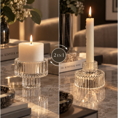 Candelabro porta vela 2 en 1 5127