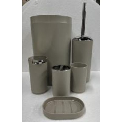 Set de baño 6 piezas 3009 beige