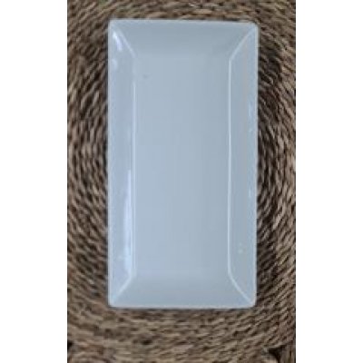 Bandeja ceramica BLANCA 30*16 1686 