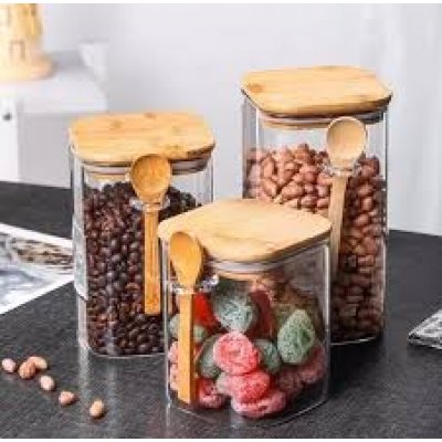 Frasco con cuchara 1200 ml  0876